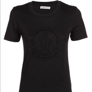 COPY - Moncler Embellished Logo black T-Shirt
